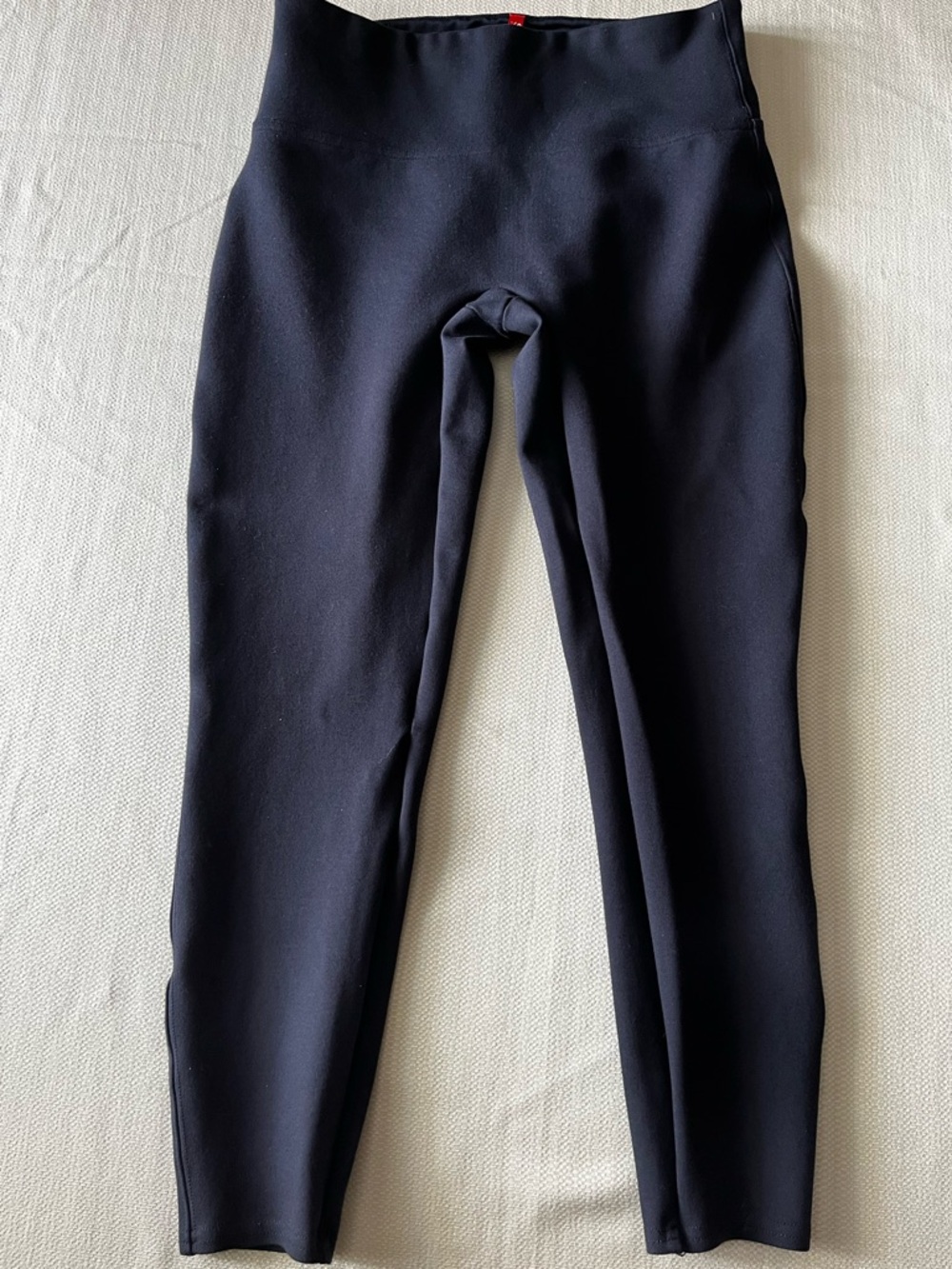 SPANX Navy Blue High-Rise Ponte Leggings S Athleisure Office Sporty Gorpcore EUC